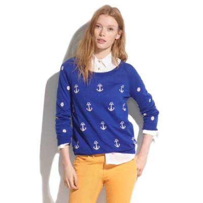 Anchors & Dots Sweater