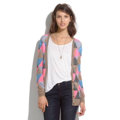 Fairweather Cardigan in Harlequin