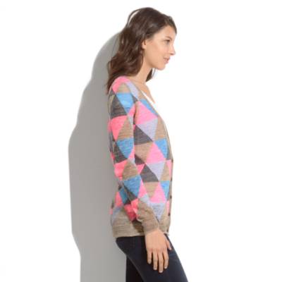 Fairweather Cardigan in Harlequin