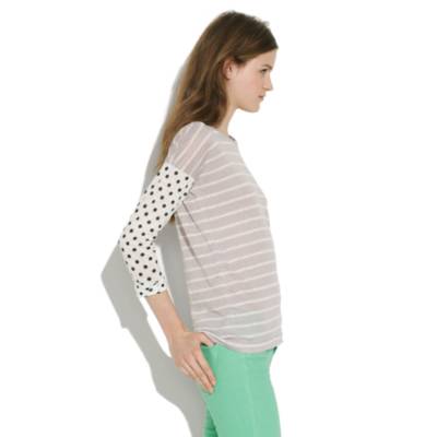 Easy Tee in Dots & Stripes