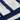 transatlanitc blue easy tee in multistripe