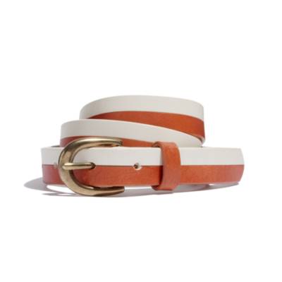 Two-Tone Leather Belt