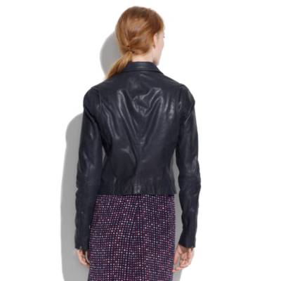 Veda x Madewell leather moto jacket
