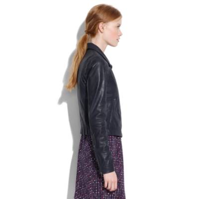 Veda x Madewell leather moto jacket