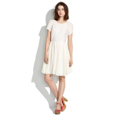 Embroidered Silk Dress