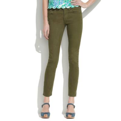 Skinny Skinny Ankle Jeans in Tuscan Olive