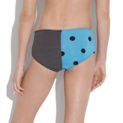 Giejo&trade; Mixed Boybrief Bikini Bottom in Polka Dot