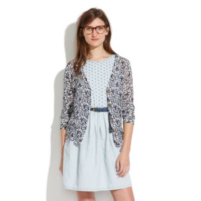 Blue Bud Cardigan
