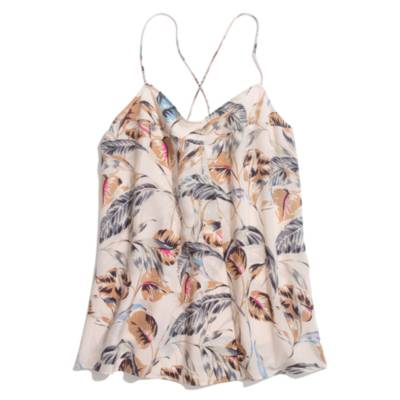 Silk Cami in Palm