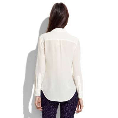 Solid Silk Boyshirt