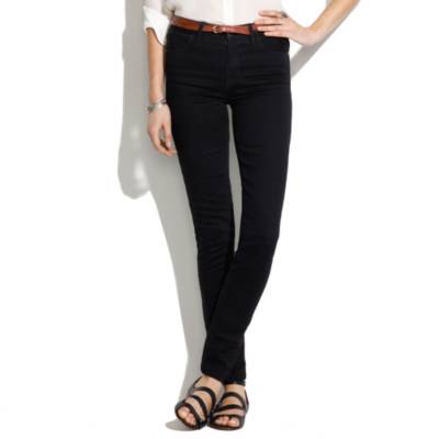 Skinny Skinny High Riser Jeans in Black Frost Wash