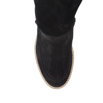 The Suede Hightower Boot with Extended Calf