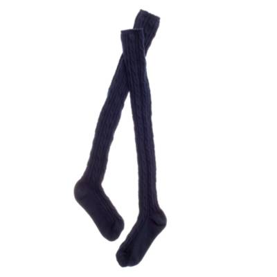 Over-the-Knee Cableknit 1937 Socks
