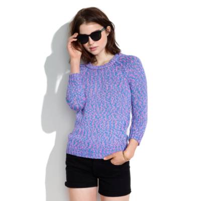 Neon Weave Sweater