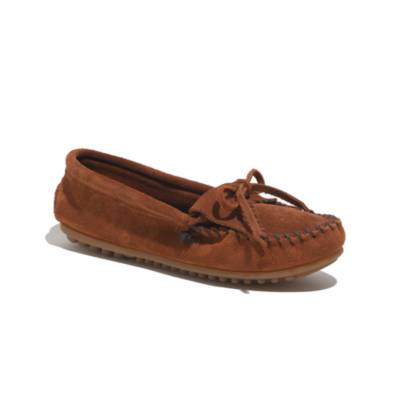 Minnetonka&reg; Kilty Suede Moccasins
