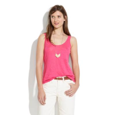 Linen Pocket Tank