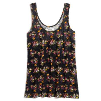 Linen Tank in Mountain Floral