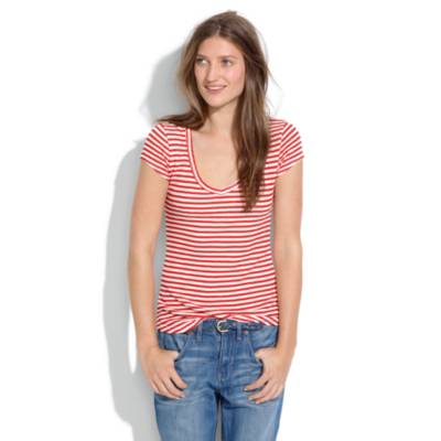 Nautical V-Neck Tee