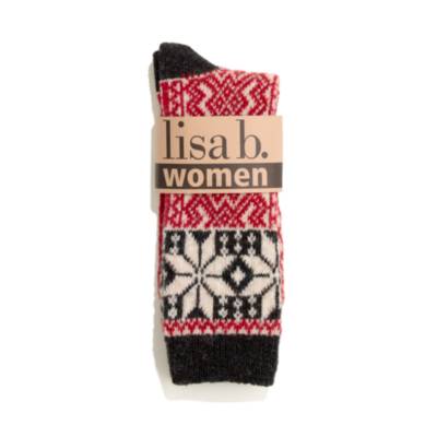 lisa b.&reg; Alpine Snowflake Socks