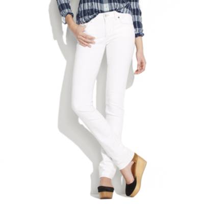 Rail Straight Jeans in White Wash