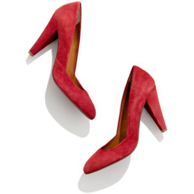 The Film Noir Pump in suede