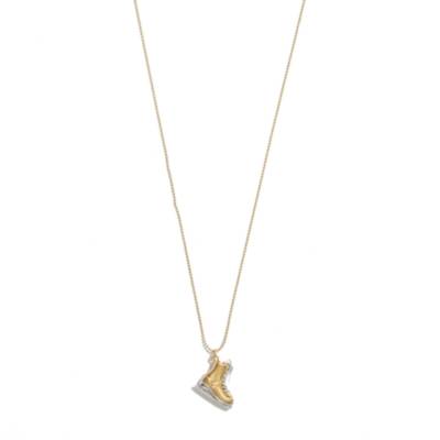 Ice Skate Pendant Necklace