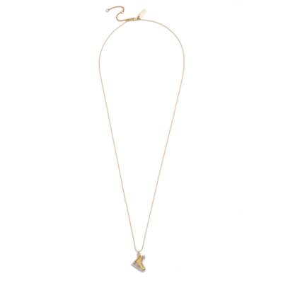 Ice Skate Pendant Necklace