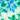 gentle emerald painted lacebloom top