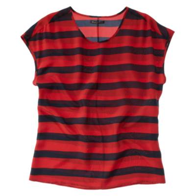 Silk Picket-Stripe Tee