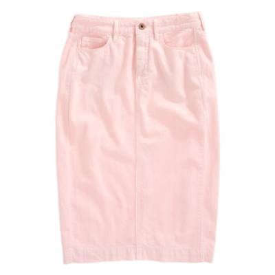 Garment-Dyed Pencilpoint Skirt