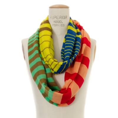Stripe Circle Scarf