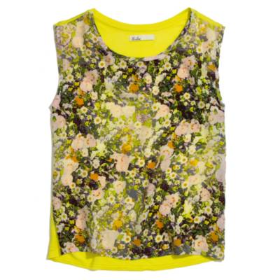 Silk-Front Tank in Sungarden