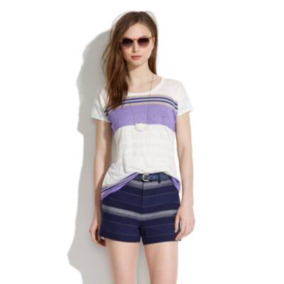 Thompson Shorts in Woven Stripe