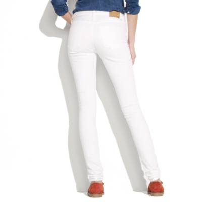 Skinny Skinny Jeans in White Wash