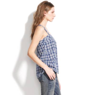Plaid Bookmark Tank