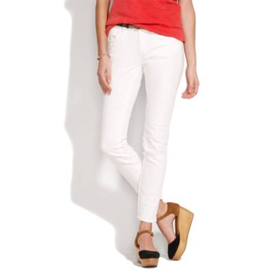 Skinny Skinny Ankle Jeans in White Wash