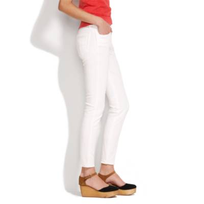 Skinny Skinny Ankle Jeans in White Wash