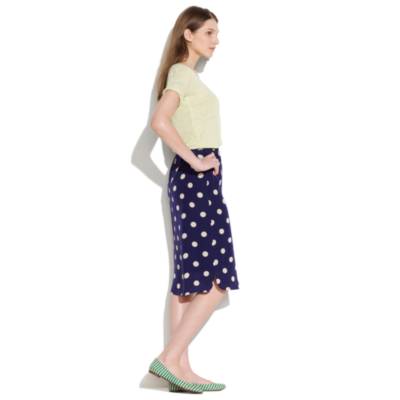 Silk Dotty Passenger Skirt