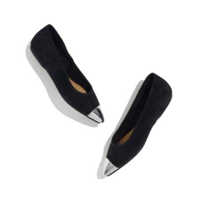 Marais&reg; Metallic Cap-Toe Flats