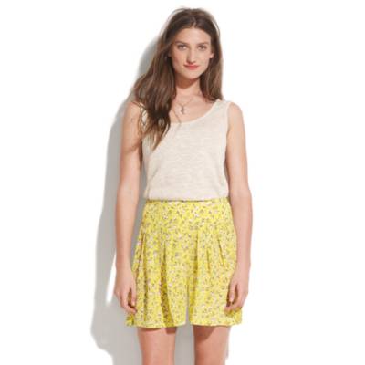 Rosette Silk Shorts