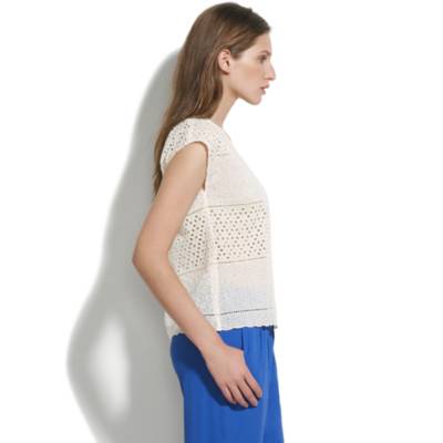 Eyelet Cropped Top
