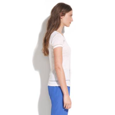 Eyelet Detail Tee