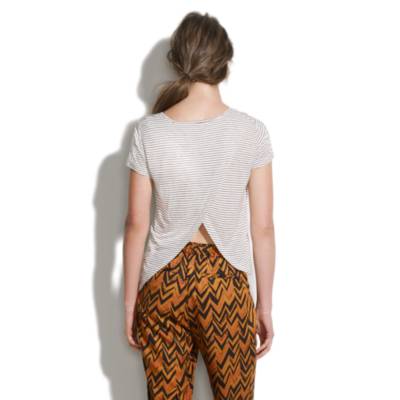 Striped Backdrape Tee