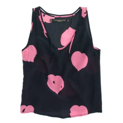 Something Else by Natalie Wood Leaf Heart-Print Tank