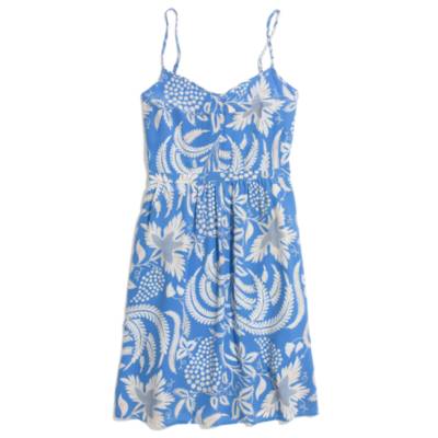 Silk Cami Dress in Botanica