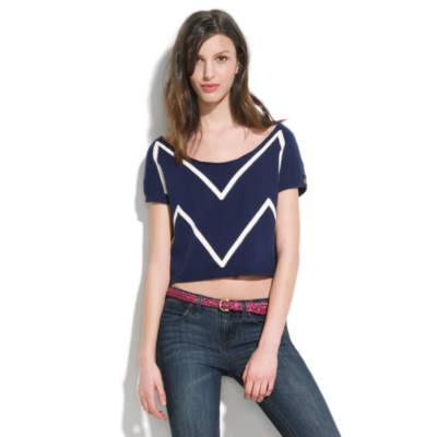 Gar-De&reg; Cropped Zigzag Sweater