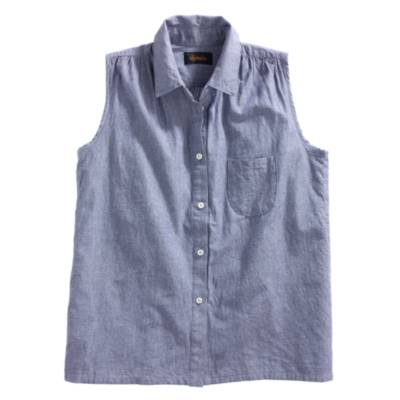 Chimala&reg; Chambray Sleeveless Shirt