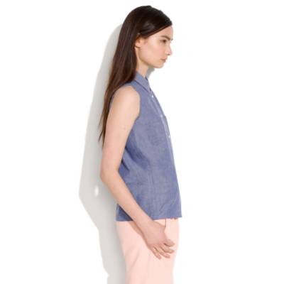 Chimala&reg; Chambray Sleeveless Shirt