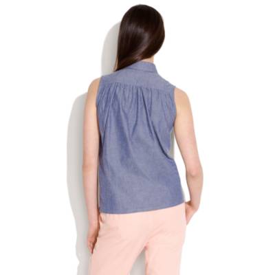 Chimala&reg; Chambray Sleeveless Shirt