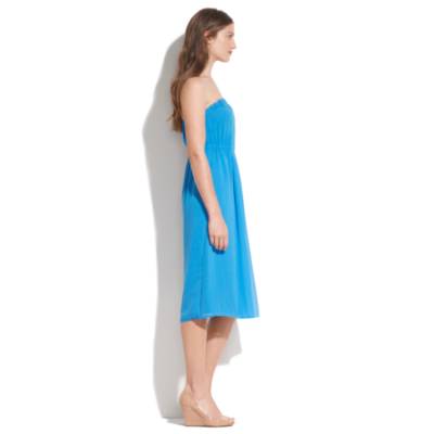 Silk Strapless Dress
